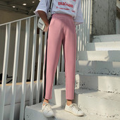 Női modern nadrág magas derékkal, három színben