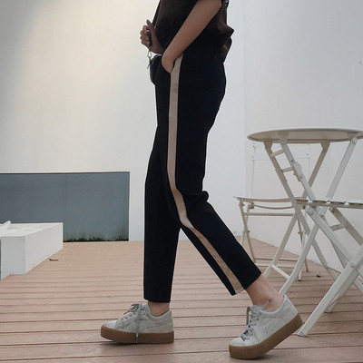 Női modern nadrág magas derékkal, három színben