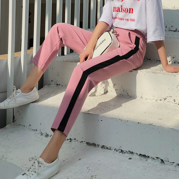 Női modern nadrág magas derékkal, három színben