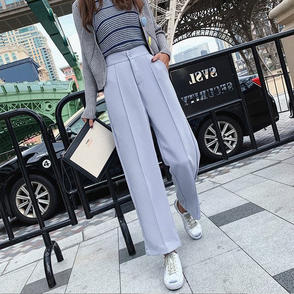 Pantaloni de dama moderni in patru culori model lat