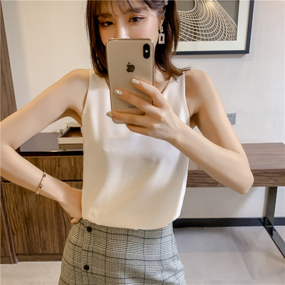 Modern női felső több színben V-nyakkal