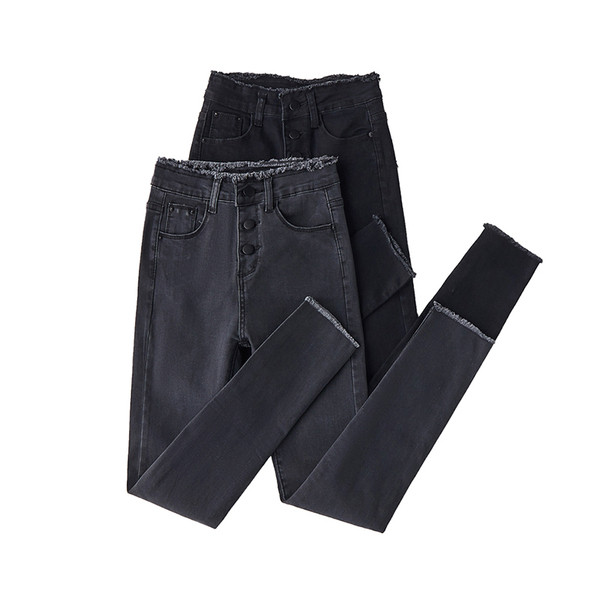 Gombos női farmer több színben