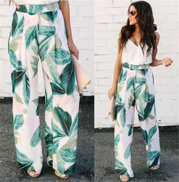 Pantaloni largi de dama eleganti cu talie inalta