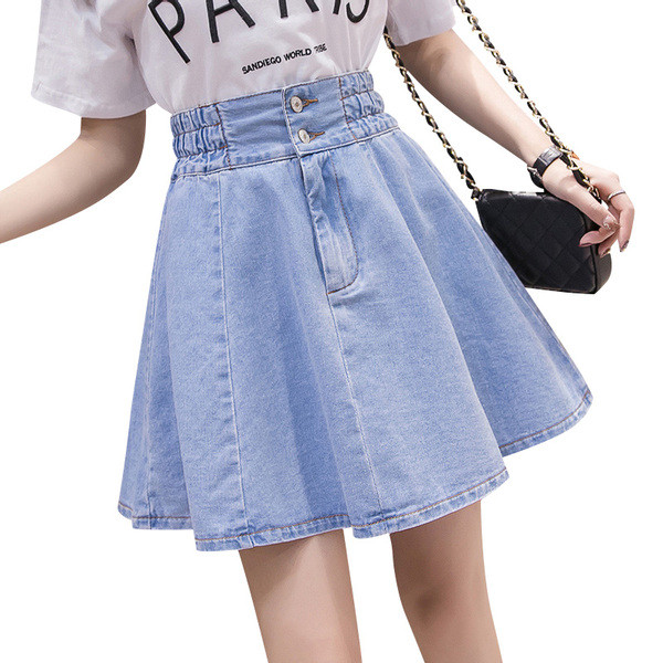 Női modern szoknya szabású modell két színben