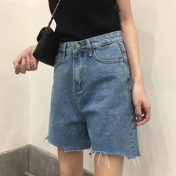 Női alkalmi rövid farmer rövidnadrág