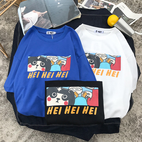 Мъжка ежедневна тениска с апликация-три цвята