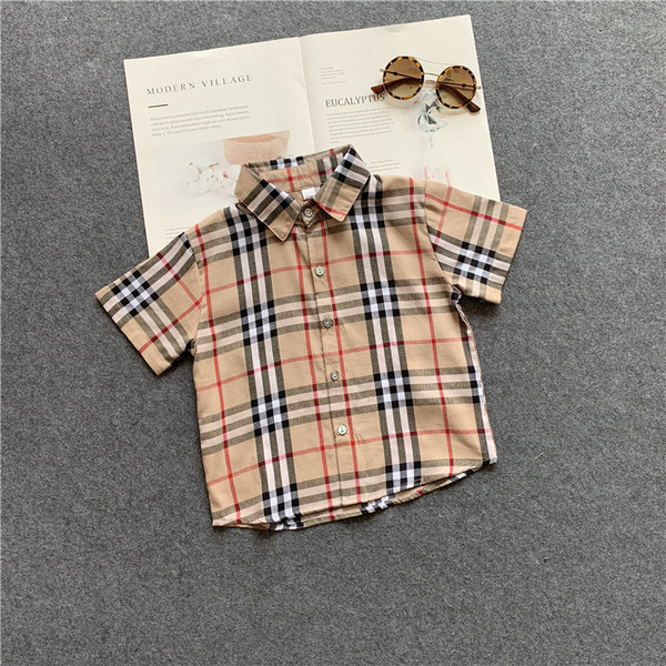 Модерен детски комплект от две части в кафяв цвят 