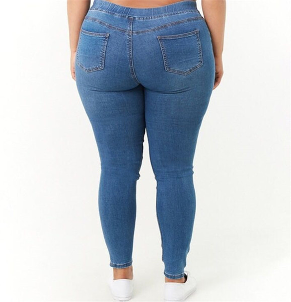 Спортно-елегантни дамски дънки с връзки