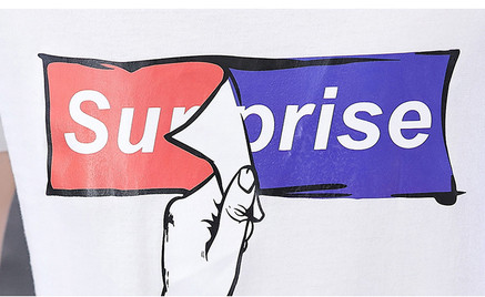 Ежедневна мъжка тениска в три цвята с апликация 