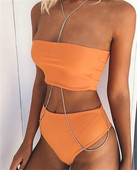 Нов модел дамски бански костюм от две части в няколко цвята