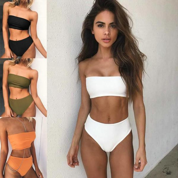 Нов модел дамски бански костюм от две части в няколко цвята