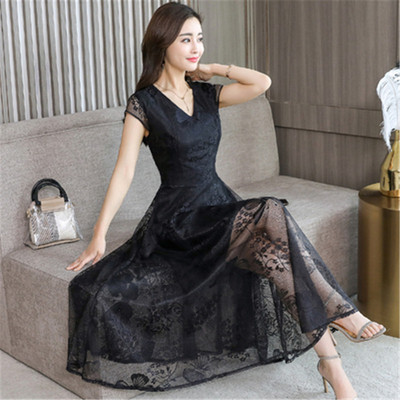 Rochie eleganta de dama cu dantela in mai multe culori