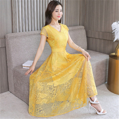 Rochie eleganta de dama cu dantela in mai multe culori