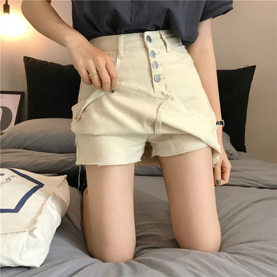 Ежедневен дамски пола-панталон с висока талия 
