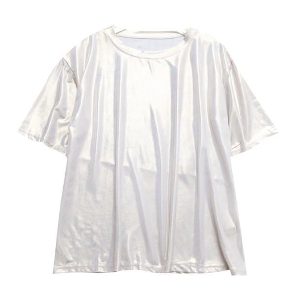 Актуална дамска блуза с къс ръкав в различни цветове