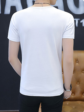 Ежедневна мъжка тениска с къс ръкав-три цвята