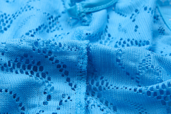 Costum de baie plin elegant din dantela in mai multe culori