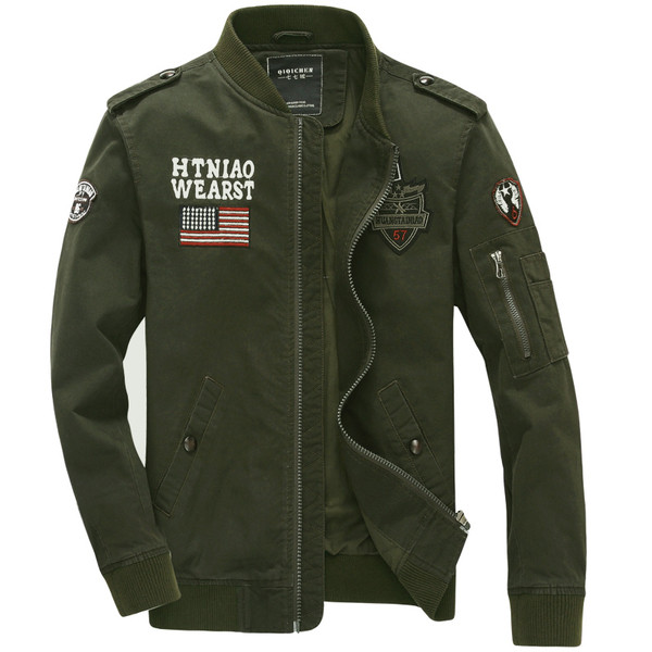 Jachetă modernă pentru bărbați în trei culori cu embleme