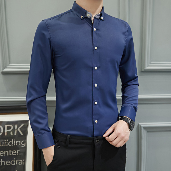 Стилна мъжка риза в няколко различни цвята