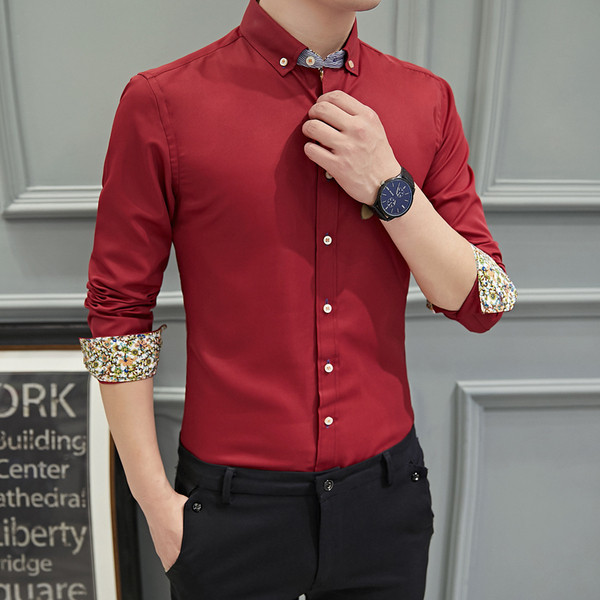 Стилна мъжка риза в няколко различни цвята