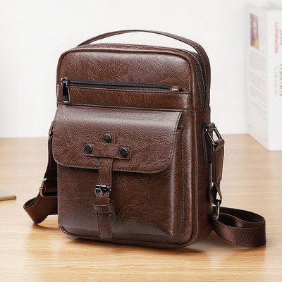 Geanta pentru barbati la zi cu buzunar exterior