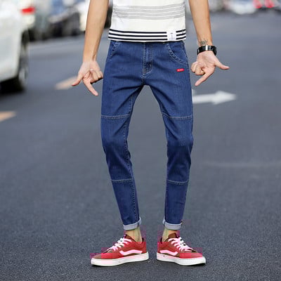 Blugi casual barbatesti cu buzunare in patru culori