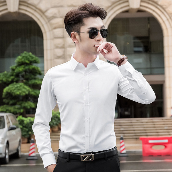 Cămașă bărbătească stilată cu guler în mai multe culori