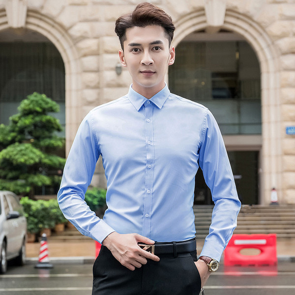 Cămașă bărbătească stilată cu guler în mai multe culori