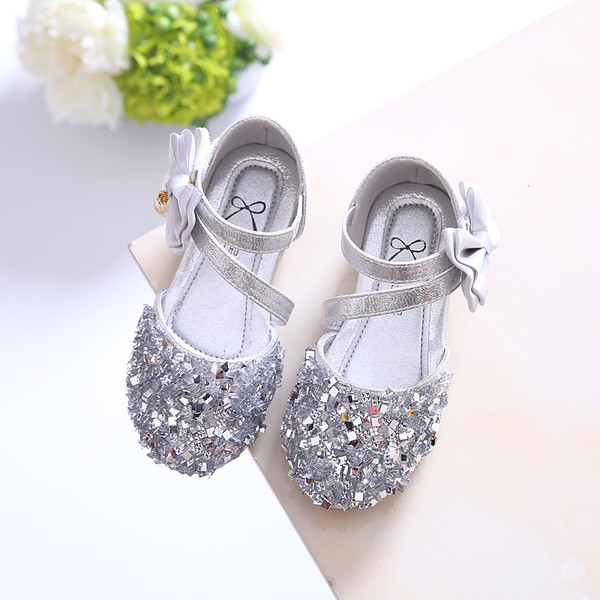 Sandale elegante pentru copii cu panglica in trei culori