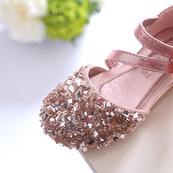 Sandale elegante pentru copii cu panglica in trei culori