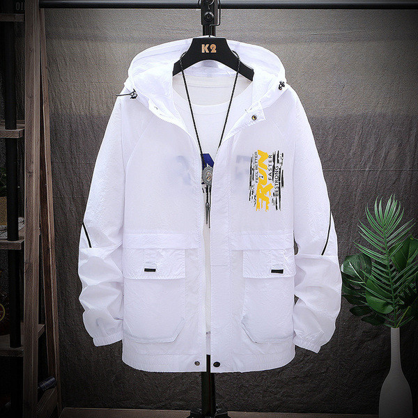 Jachetă modernă pentru bărbați în mai multe culori cu inscripții