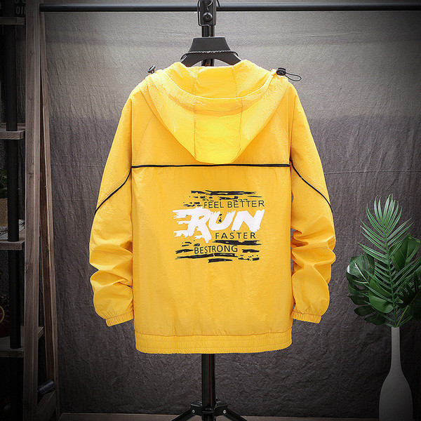 Jachetă modernă pentru bărbați în mai multe culori cu inscripții