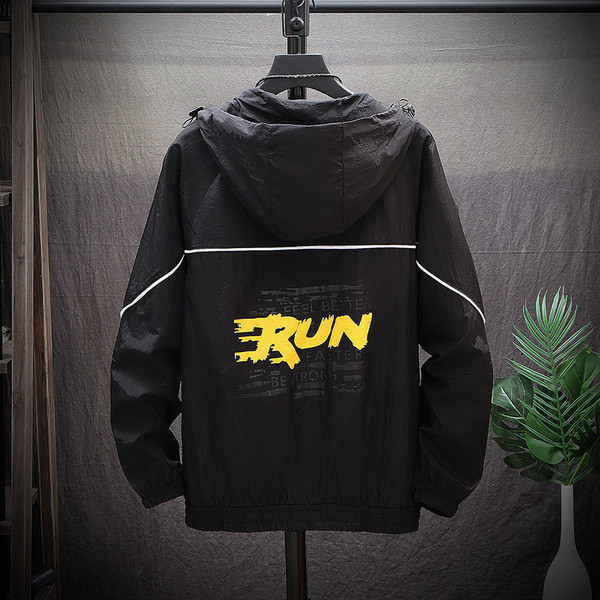 Jachetă modernă pentru bărbați în mai multe culori cu inscripții