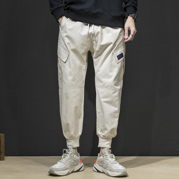 Pantaloni casual barbatesti cu buzunar in doua culori