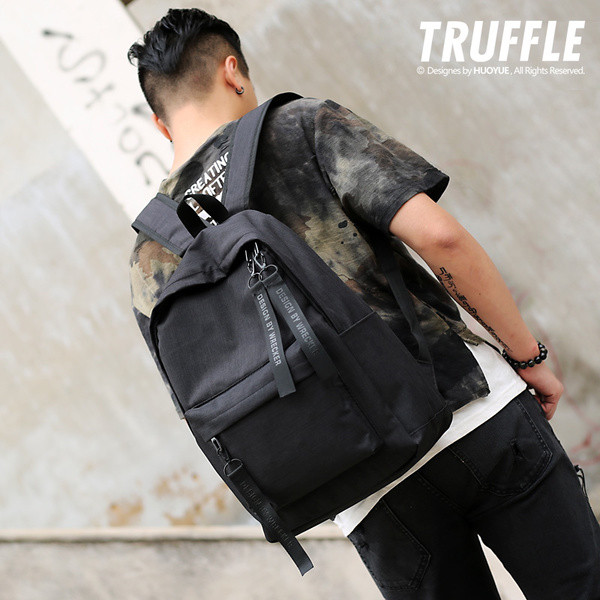 Rucsac sport pentru bărbați cu buzunar exterior