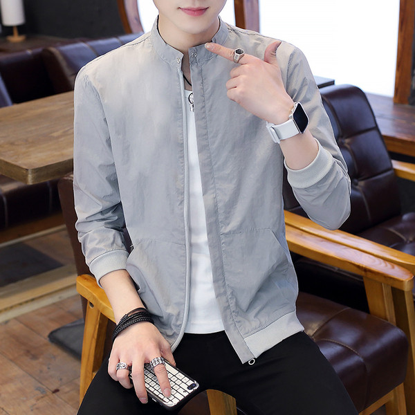 Jachetă modernă pentru bărbați, curată de primăvară, în patru culori