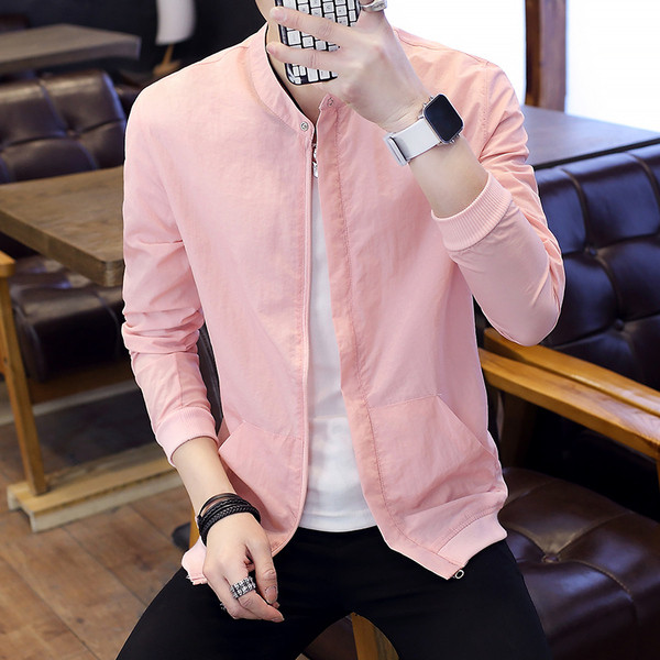 Jachetă modernă pentru bărbați, curată de primăvară, în patru culori