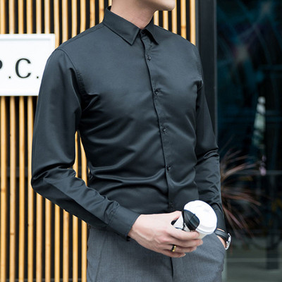 Мъжка модерна риза в няколко цвята и дълъг ръкав