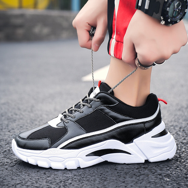 Adidași sport și casual pentru bărbați cu talpă aspră în trei culori