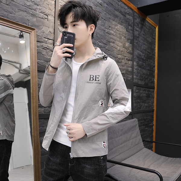 Jachetă modernă de primăvară pentru bărbați în mai multe culori