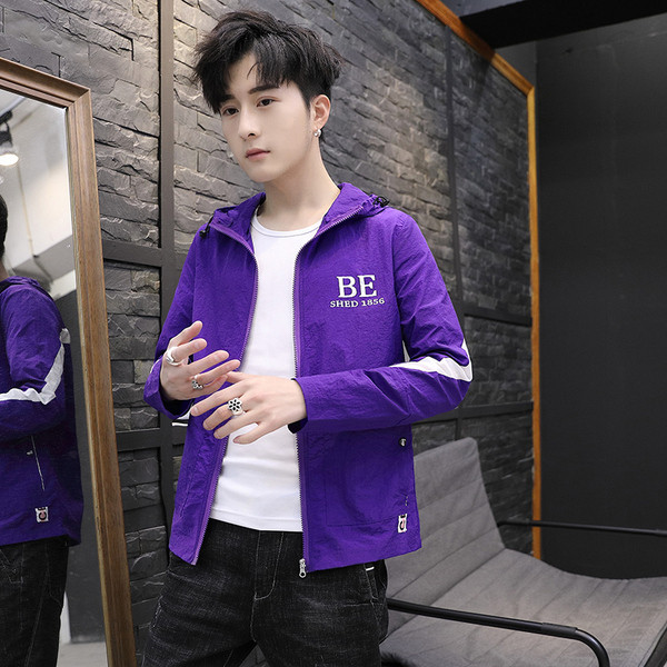 Jachetă modernă de primăvară pentru bărbați în mai multe culori