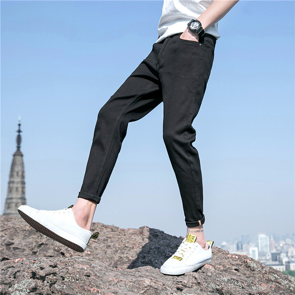 Blugi casual barbati model uni in doua culori