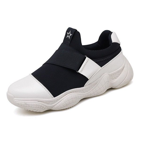 Pantofi sport pentru bărbați în negru, alb și roșu