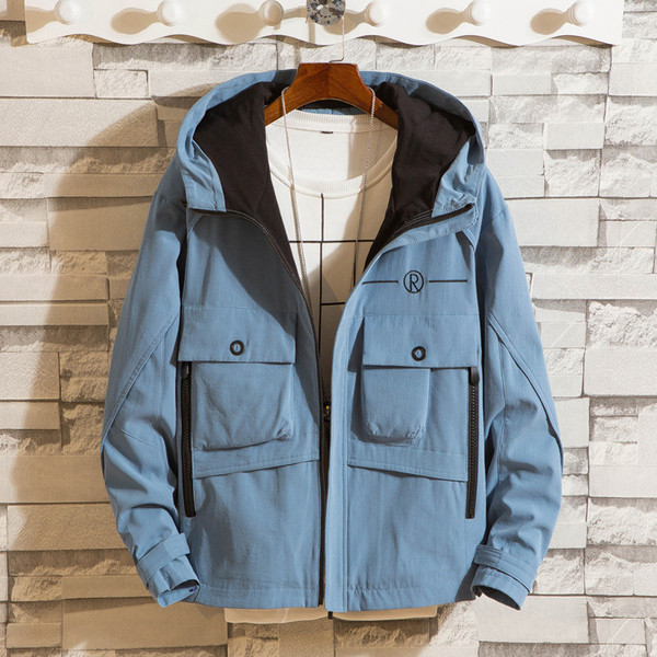 Geaca de barbati actuala cu buzunare in patru culori