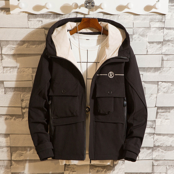 Geaca de barbati actuala cu buzunare in patru culori