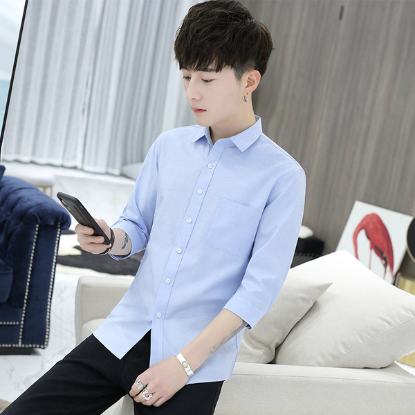 Cămașă pentru bărbați cu mâneci lungi în patru culori