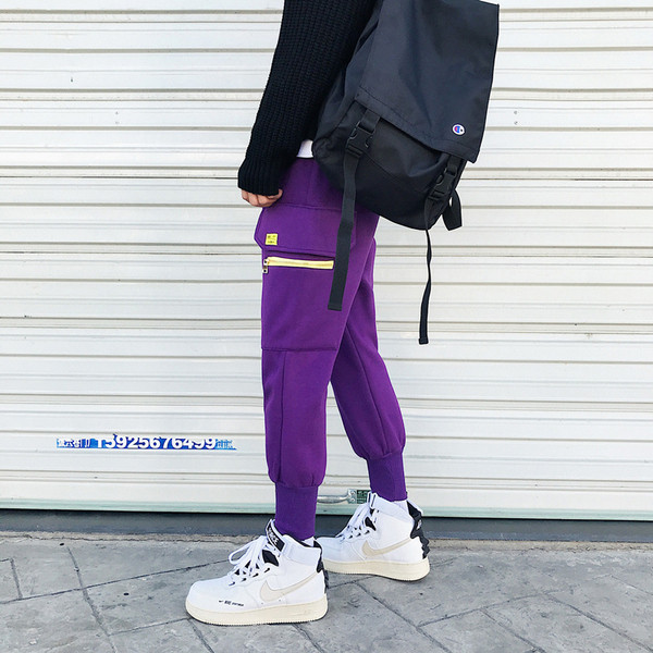 Pantaloni sport barbati cu buzunar in mai multe culori