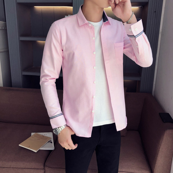 Cămașă bărbătească cu buzunar în mai multe culori