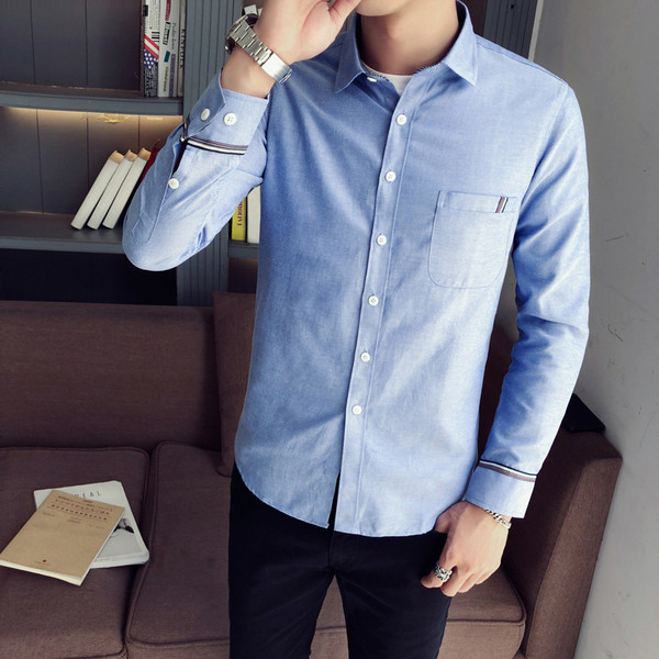 Cămașă bărbătească cu buzunar în mai multe culori