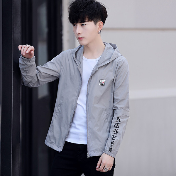 Jachetă sport modernă pentru bărbați în mai multe culori cu inscripție